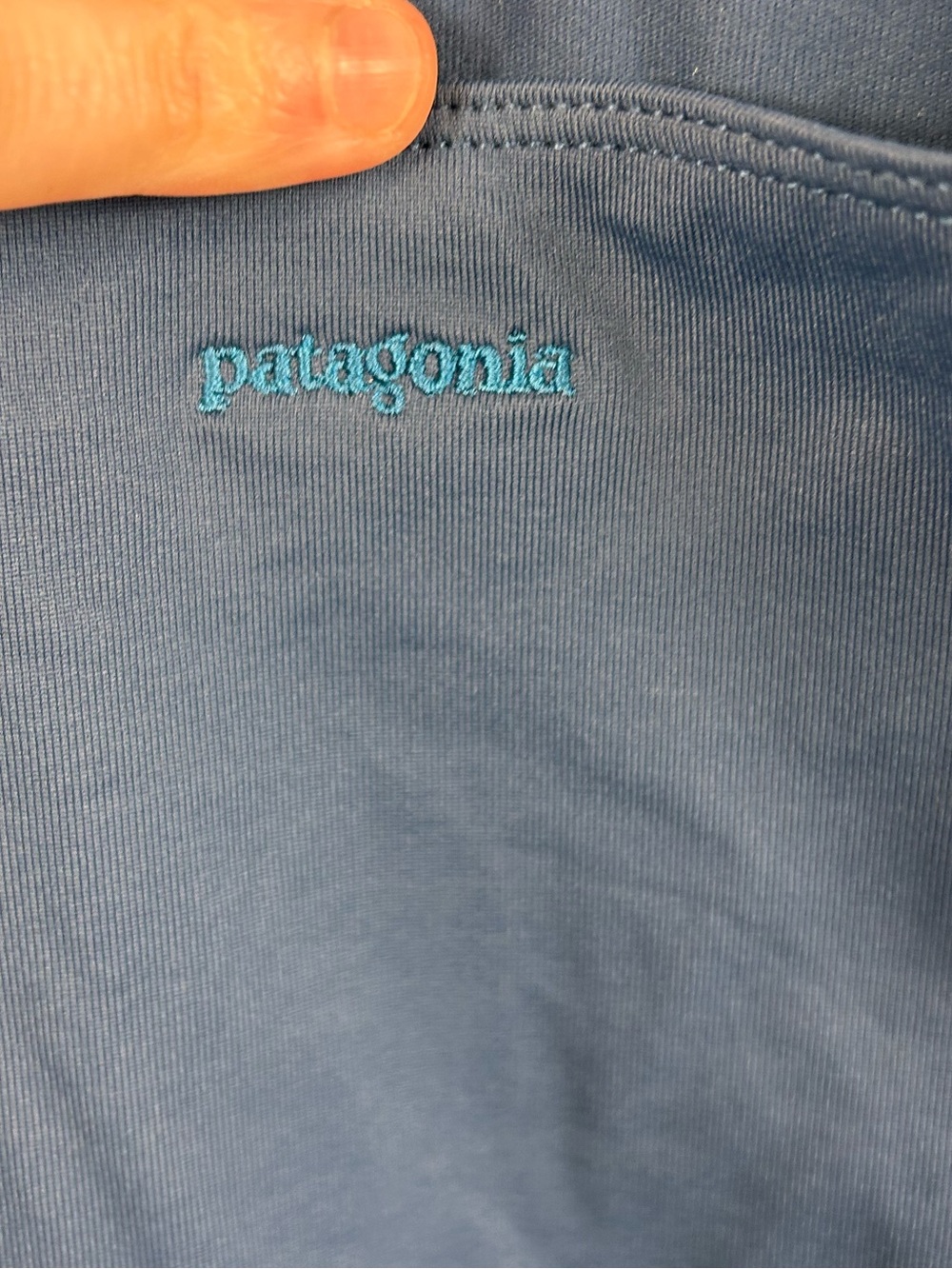 Patagonia Morning Glory Halter Dress Blue Women’s Medium Tie Back - Picture 5 of 10